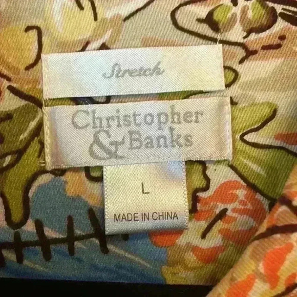 Christopher and Banks Designer Fall Woodland Blazer size L - Picture 2 of 4